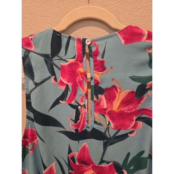 Show Me Your Mumu Riri Romper Sea Lilies Floral Women's Size L - Picture 7 of 8